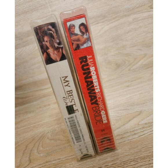 Julia Roberts VHS Movie Lot of 2-Run Away Bride & My Best Friend's Wedding - Picture 1 of 4